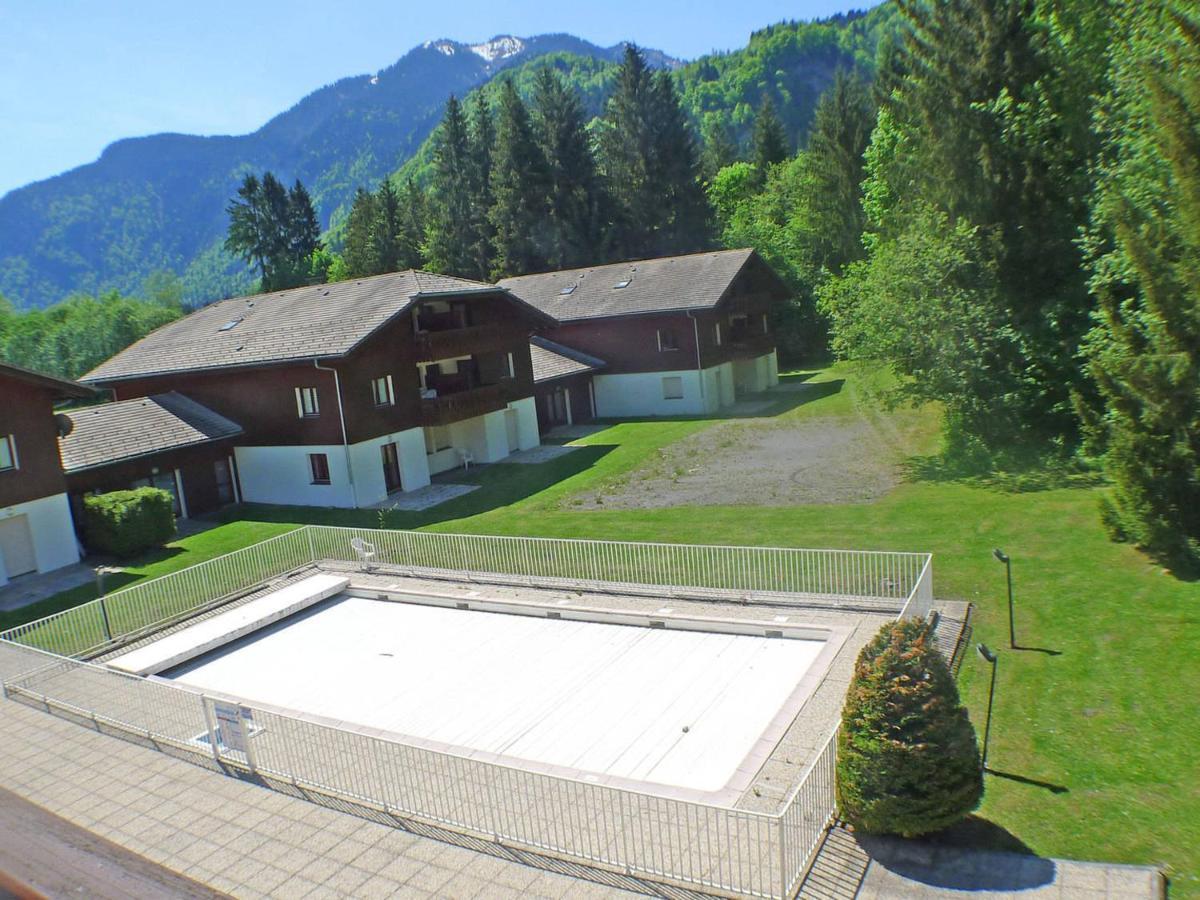 Appartement Cosy Avec Piscines, Parking Et Wifi A Samoens - Fr-1-629-32 Kültér fotó